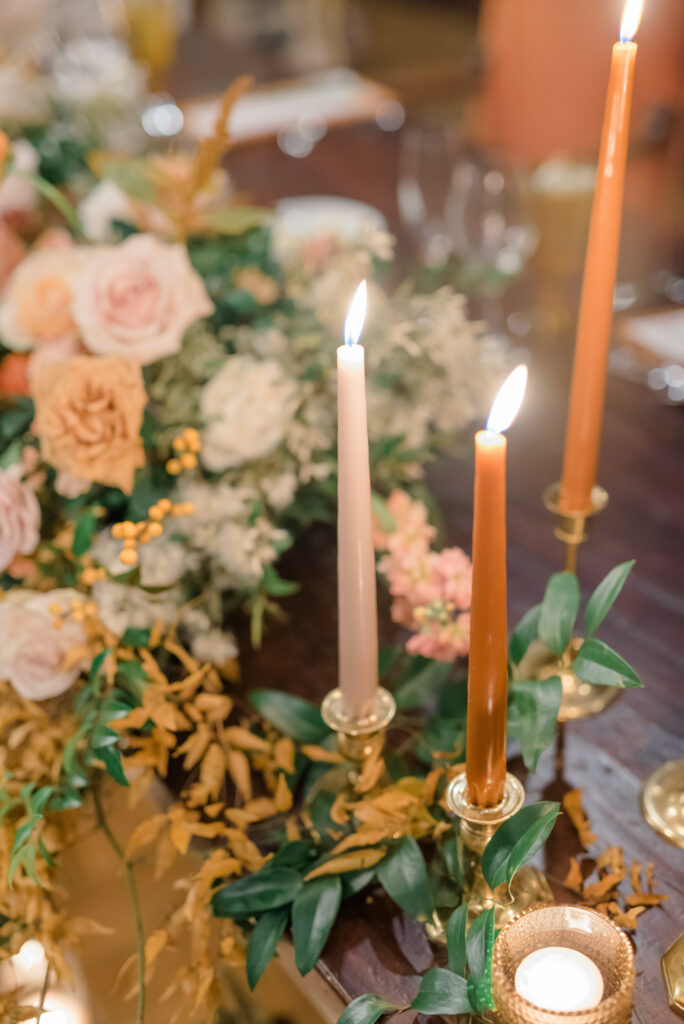 French Chateau inspired wedding reception with lavish florals by Twisted Willow Flowers