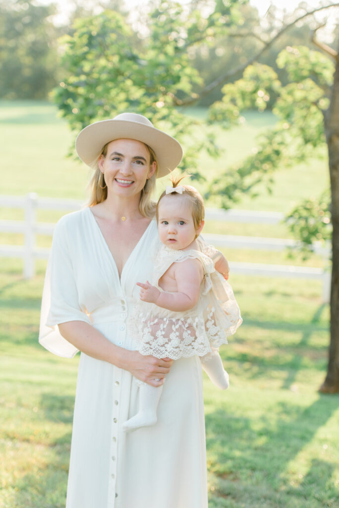 Portrait of Mom and Baby