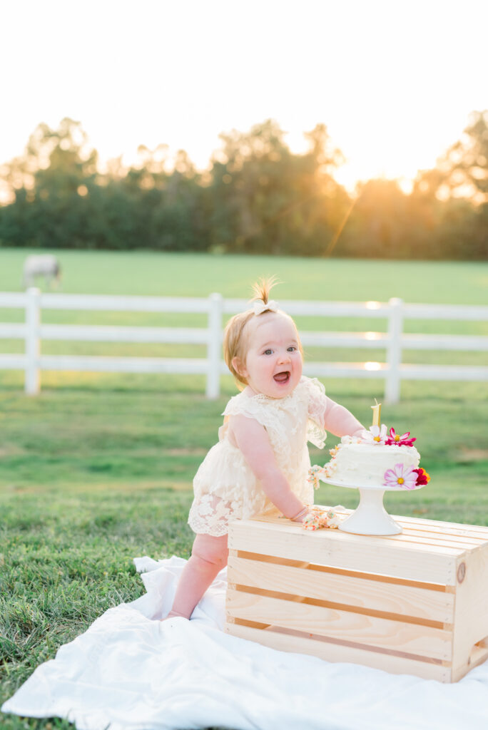 Photo of a cake smash